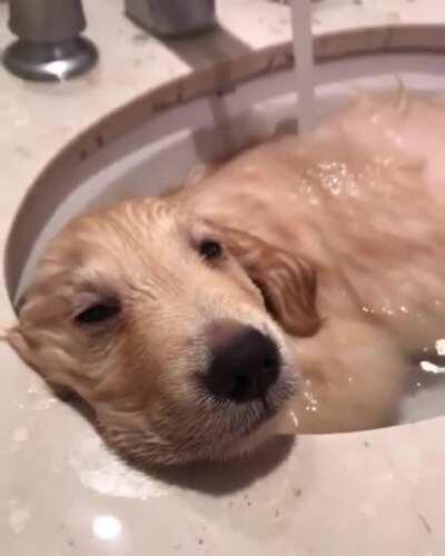 Warm & relaxing bath at home.
