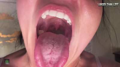 Giantess Erika swallows you whole! 🤯