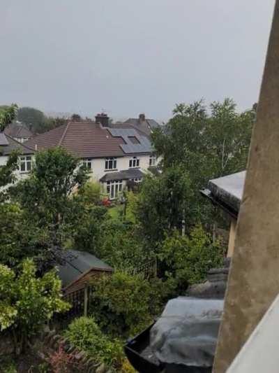 Bristol UK summer rain