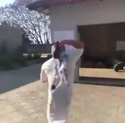 Preparing for the US president's next visit to the Middle East. Will definitely not miss the target this time.