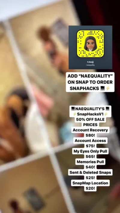Snapchat H4cks By NAEQUALITYY Via Telegram!