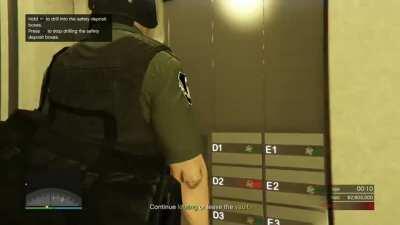 Turns out going to the pause menu will skip nearly every animation in in the casino heist