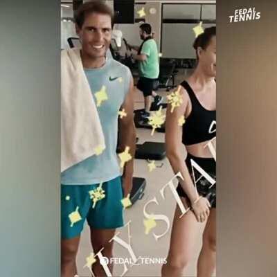 Rafa Nadal Awkward moment with fan