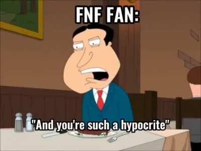 the state of the FNF fandom (meme by Suspiciousmimee)