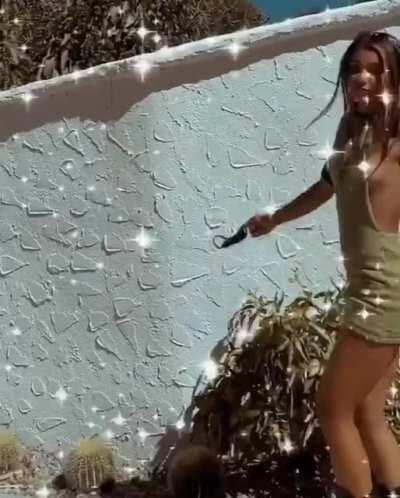 Mini Skirt No Bra SlowMo
