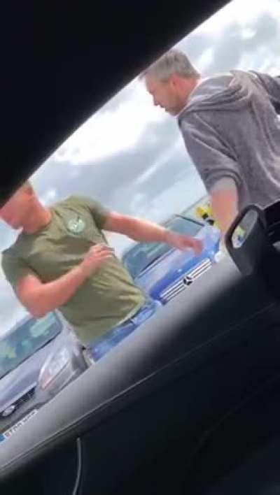 Whiskey stiff. Double shot.