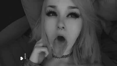 Haven’t posted here in a while... here’s my cummy face 😇💗