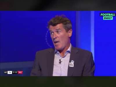 Roy Keane half time comments on Maguire and De Gea