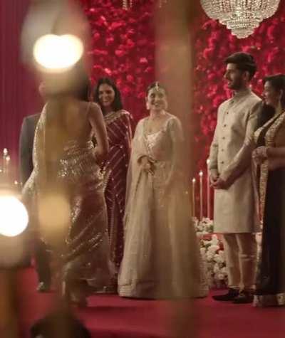 Alia Bhatt in backless Saree