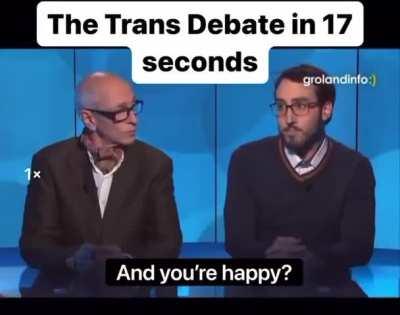 The Trans Debate in 17 seconds