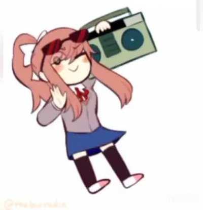 POV: You're MC, and you just asked Monika what is her favourite type of music