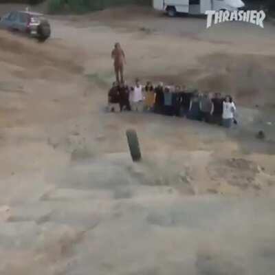 Just guys playing some stupid games