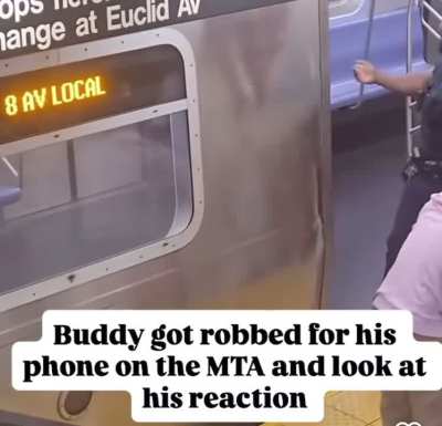 Failed robbery on the New York subway