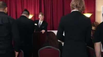 Stand up for a moment of silence