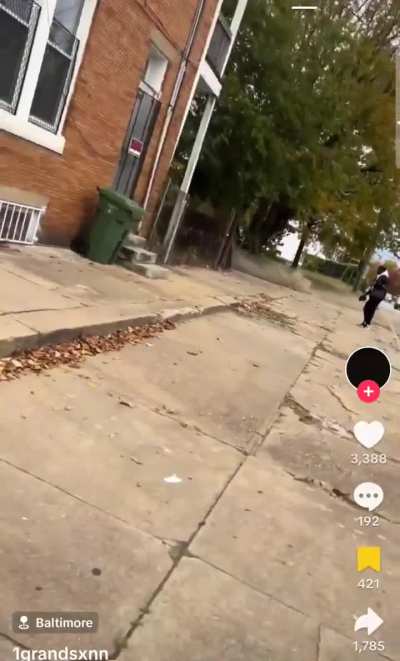 Cop trying to run over a guy for not answering questions and crushing his car