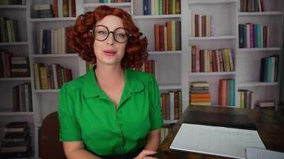 Intro to my newest full length ENF video, an embarrassed naked librarian who turns exhibitionist 