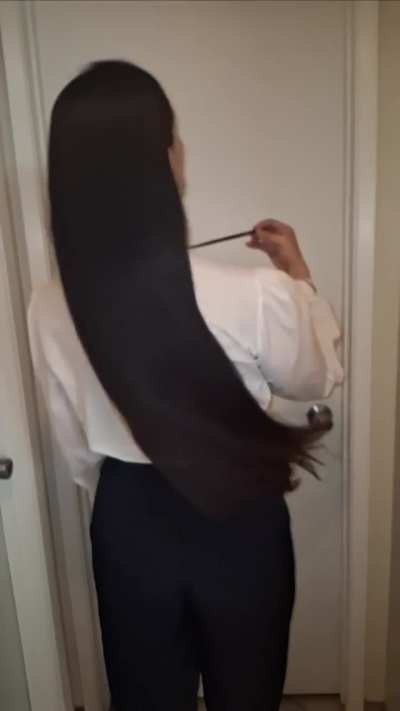 Black Silky Bun Drop ✨️