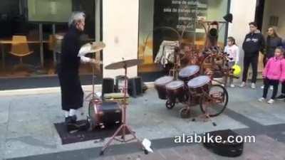 Juggling with percussion!