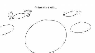 I gave my own take on the Grand Inquisitor monologue to see if I can give it more compelling taste. Sorry for the stick figure art style.