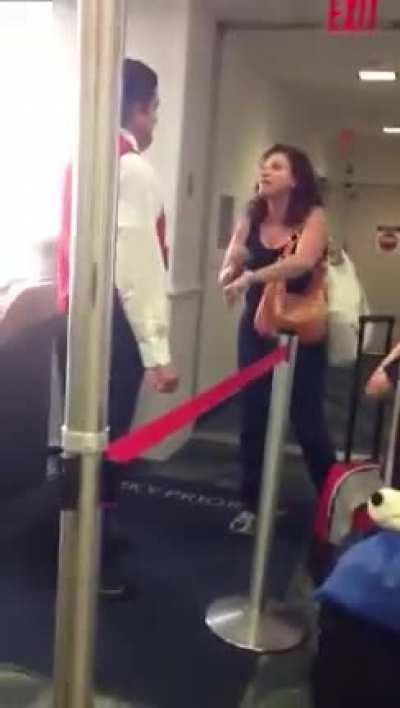 Lady Has a Meltdown After Missing the Boarding Time for her Flight