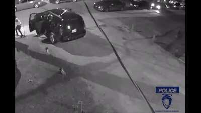 CCTV footage of Charlotte, NC block party shooting that left 4 dead, 10 injured. The shooting occurred this June. Police said over 180 shots were fired during the shootout from handguns & rifles. Some of those guns have been linked by forensic evidenc