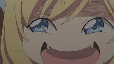 Jashin-chan's rubber face