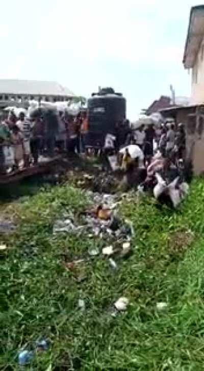 Heartache continues. Warehouses filled with Covid-19 relief food packages discovered in Lagos, 6 months past their distribution date.