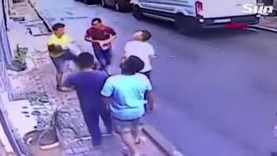 This 17 year old teen in Turkey catches a 2 year old girl after she fell out of a window