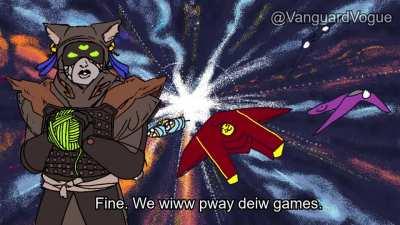 ewis meown takes u to da bwack gawden