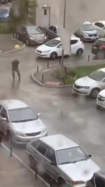 When an inanimate object whip slaps you instead of the guy next to you.