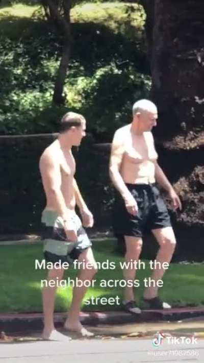 Fire hydrant breaks after a vehicle hits it. Time to make the best of a bad situation.