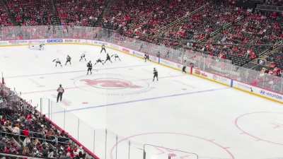 About a minute of game action from NJD/SEA 1/14 View from Restaurant Ledge (Club Level)