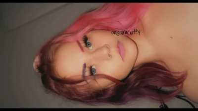 Would you rather cum on my pretty face or little body?