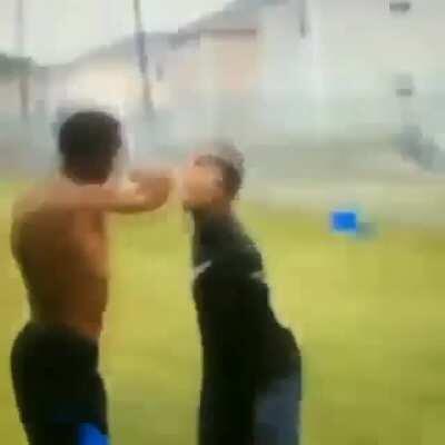 Who won? It's the dude without the shirt for me