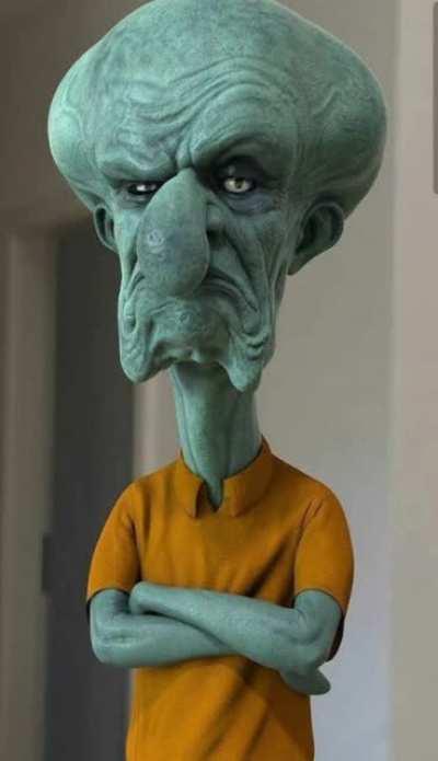 enhanced Squidward 🔥🔥🥶🥶💯🤩💯🥶💯🤩🔥🥶