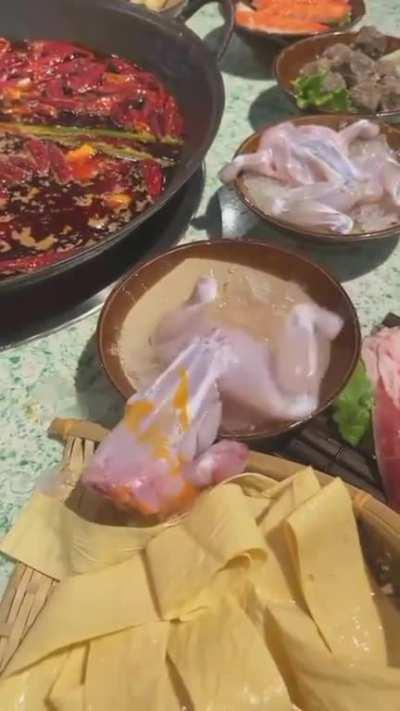 You must be a CrazyHuman to eat this