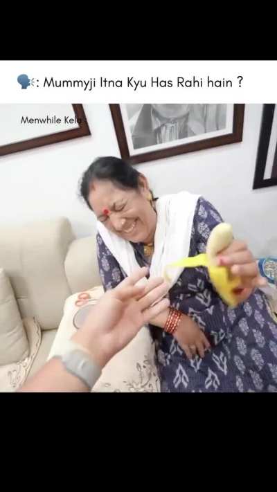 Mummy ji ka purana rishta hai iske sath 😜