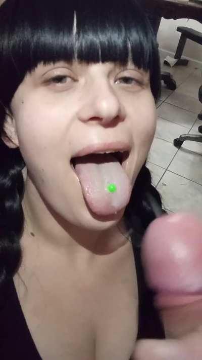 I made this just for you guys! Behold: A cumpilation of my favorite monster facials 🖤