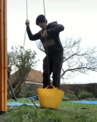 Using 100% brain power.