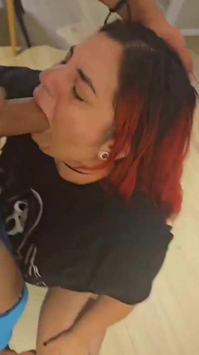 Letting him use my mouth after watching scary movies