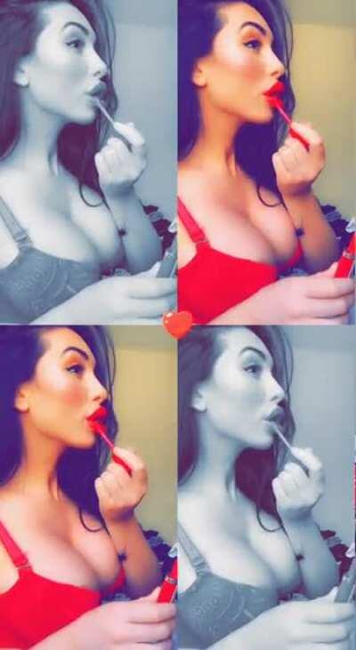 Do you want my lipstick all over your cock baby