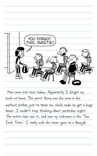 Greg gets a hard-on in Geometry.