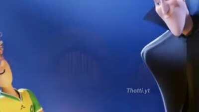 Number 14. His pants. His pants are on fire