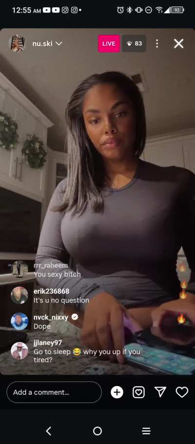 She just went on live it was too long