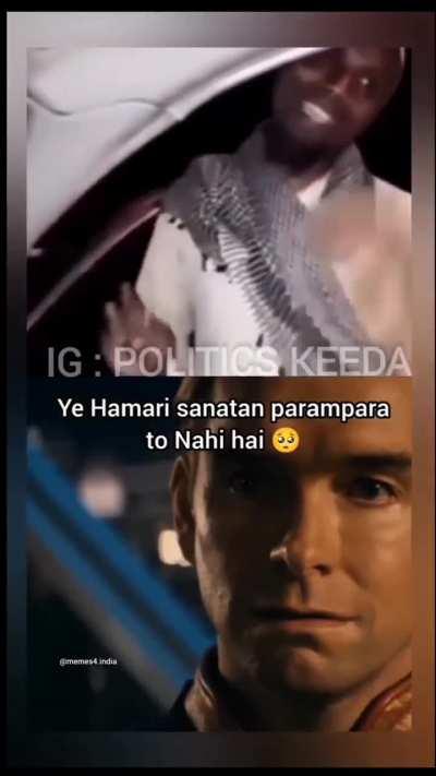 What BJP supporters don't see. Using relegion as a weapon to hurt others 🥹