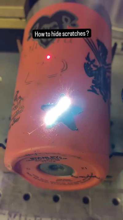 How to hide scratches