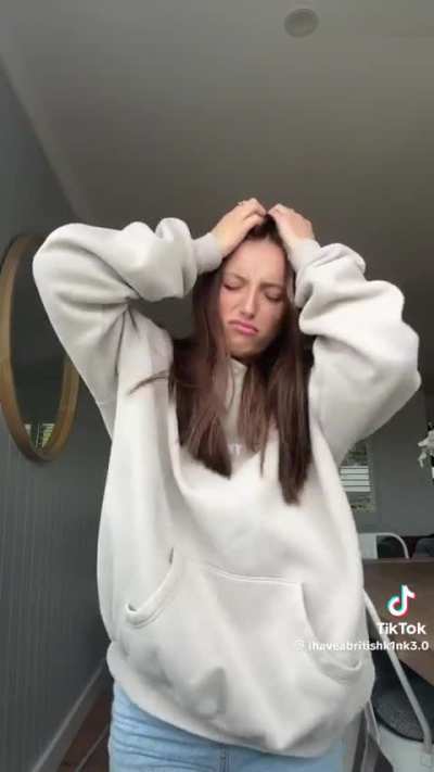 Wish she had less on underneath