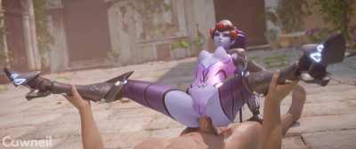 Widowmaker split-fuck (Cawneil)