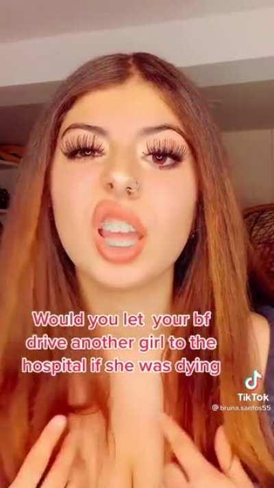 What is wrong with her mouth?