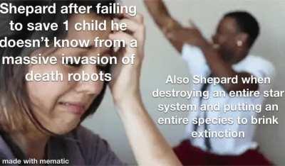 Shepard is the most heartless crybaby around